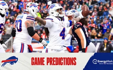 Predictions for Buffalo Bills vs. New England Patriots Matchup