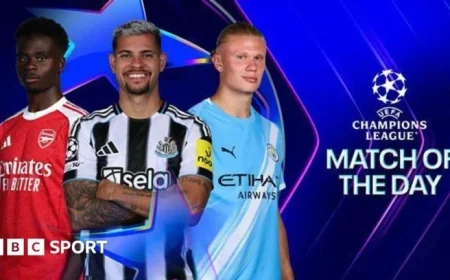 Man City Triumphs Over Real Madrid; Arsenal Wins, Newcastle Draws in Champions League