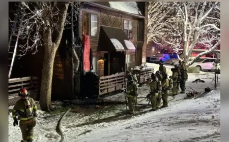 Structure Fire Displaces Two at Colorado Springs Townhouse Complex