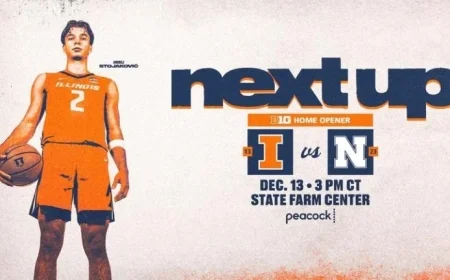 Illinois Hosts Nebraska in a Ranked Showdown at State Farm Center
