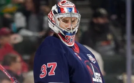 Jets Activate Connor Hellebuyck, Game-Time Decision vs. Capitals