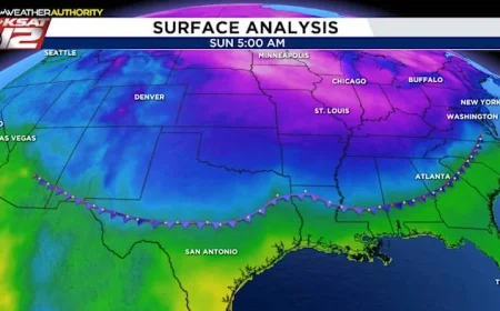 Major Cold Front Expected Sunday