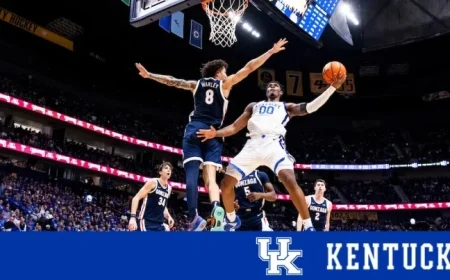 UK Athletics: Kentucky Battles Indiana