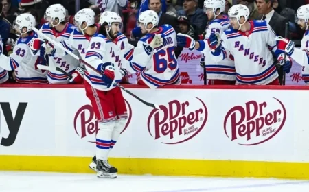 Mika Zibanejad Rises in Rangers Records with Latest Goal in Comeback Season