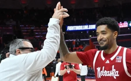 Nebraska Secures Best-Ever Start with Thrilling Buzzer-Beater Victory
