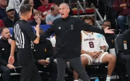 ASU Coach Bobby Hurley Ejected in Finale Seconds Against Santa Clara