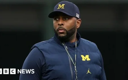 University of Michigan Coach Sherrone Moore Faces Stalking and Home Invasion Charges