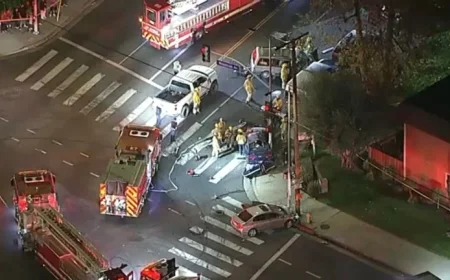 Minivan Driver Runs Red Light, Kills 3 in Panorama City Crash
