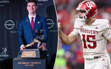Indiana’s Fernando Mendoza Secures 2025 Heisman Trophy