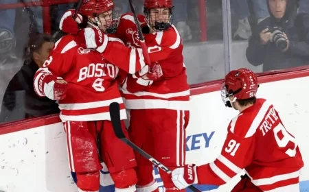 College Hockey Fans and Alumni Bid Farewell to Matthews Arena