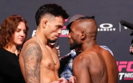 2025’s Final UFC Fight Night: Full Card, Schedule, and Viewing Details