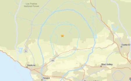 3.6-Magnitude Earthquake Strikes Near Fillmore in Ventura County