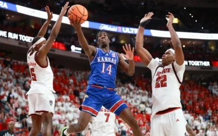 Melvin Council Jr. Shines with 9 3-Pointers in KU’s Overtime Victory