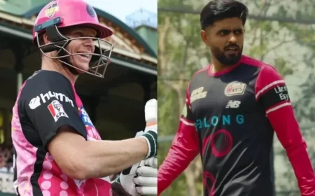 Babar Azam Thrilled to Join Steve Smith at Sydney Sixers in Big Bash