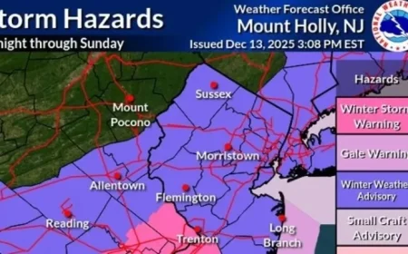 Delaware Faces Winter Weather Advisory: Predicted Snowfall Details