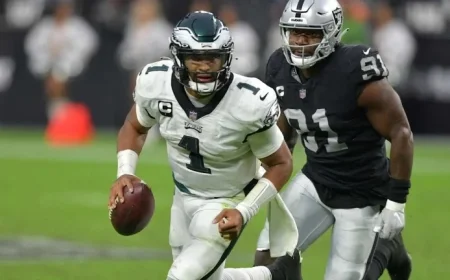 Raiders Face Eagles: Game Preview