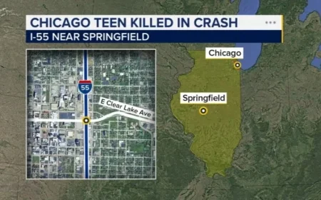 Chicago Girl Dies in I-55 Sangamon County Crash Near Springfield, Illinois