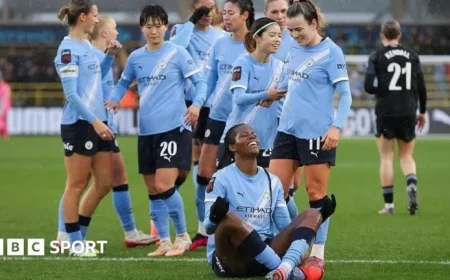 Khadija Shaw Scores Four as Manchester City Defeats Aston Villa 6-1