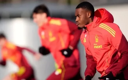 Hudson-Odoi Evaluates Nottingham Forest’s Deepened Squad Competition