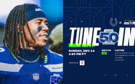 Seahawks Face Colts Showdown on December 14, 2025