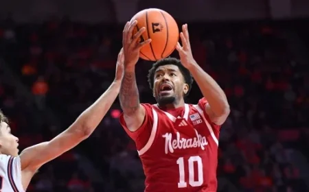 Lawrence, Sandfort Propel No. 23 Nebraska Past No. 13 Illinois