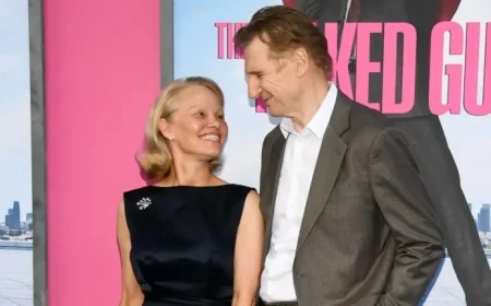 Pamela Anderson Recalls Liam Neeson Introducing Her as “Future Mrs. Neeson”