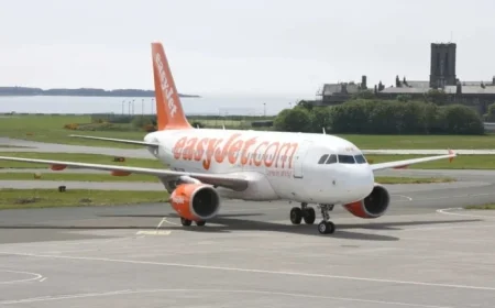 easyJet Flight Returns to Liverpool After Isle of Man Landing