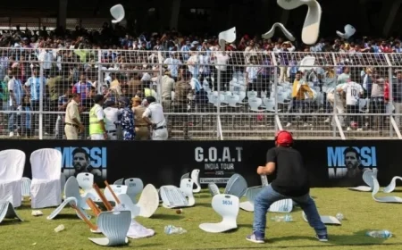 India Tour Organizer Detained After Messi Fans Vandalize Stadium, Police Report