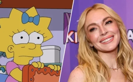 Lindsay Lohan Hints at Future Role as Maggie in ‘The Simpsons’
