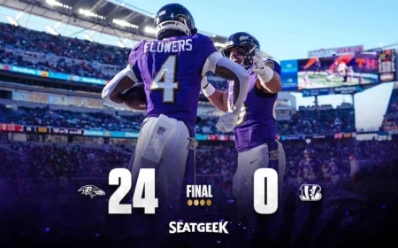 Ravens Dominate Bengals in Road Game Victory