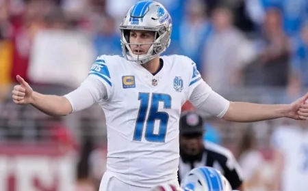Jared Goff Aims to Revive Lions’ Season in Homecoming Matchup