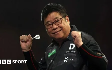 Paul Lim, 71, Breaks Record in World Darts Win Over de Graaf