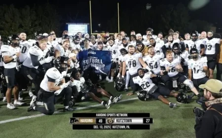 Miller, Keylon Propel Harding to National Championship Triumph Over Kutztown