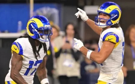 Puka Nacua, Davante Adams Aim for Catch, Touchdown Records This Season