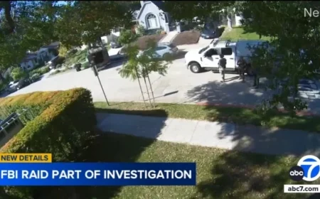 FBI Executes Federal Search Warrant at Glendale Residence