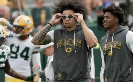 Packers’ Wide Receiver Christian Watson Injured in Game Against Broncos