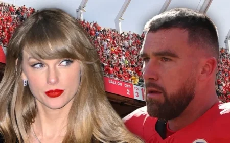 Taylor Swift Supports Travis Kelce’s Nieces Amid Chiefs’ Playoff Exit