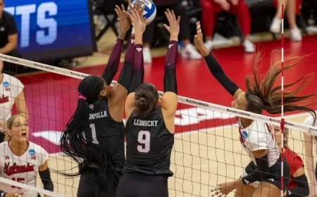 Texas A&M Shatters Nebraska’s Perfect Season in Thrilling Five-Set Match