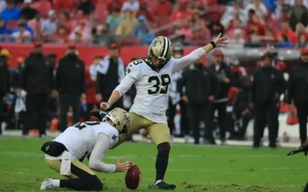 Saints vs. Panthers: Charlie Smyth Kicking Update