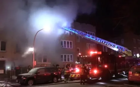 Chicago Firefighter Injured Battling Humboldt Park Blaze Near Lawndale and Division