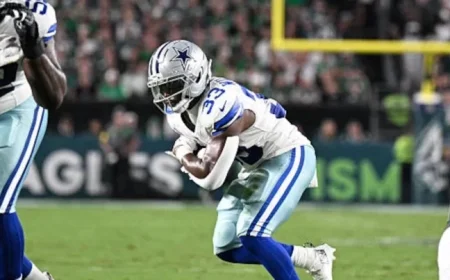 Williams Excels Amid Cowboys’ Struggling Run Game