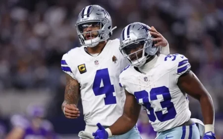 Javonte Williams Injured; Cowboys Lead 14-7 in the Game