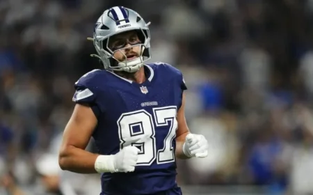 Jake Ferguson, Jadeveon Clowney Active; Christian Darrisaw Inactive for Sunday Night Football