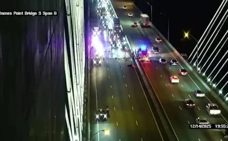 Fatal Crash Shuts Down All Northbound Lanes on Dames Point Bridge
