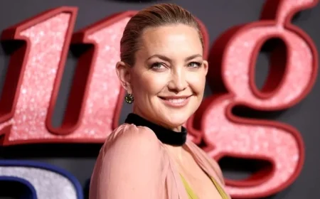 Kate Hudson Shines in Plunging Gown at ‘Song Sung Blue’ NYC Premiere