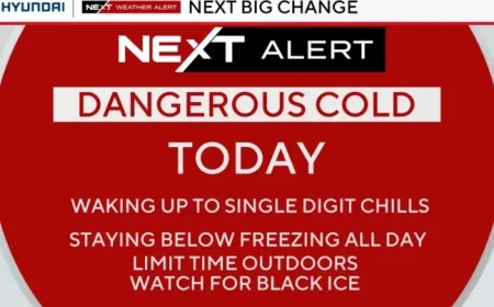 Philadelphia Faces Icy Cold Monday Following Sunday Snowstorm: Weather Forecast