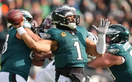 Jalen Hurts Shines as Eagles QB Rebounds Impressively Against Raiders