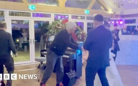 Chris Martin Delivers Surprise Wedding Performance