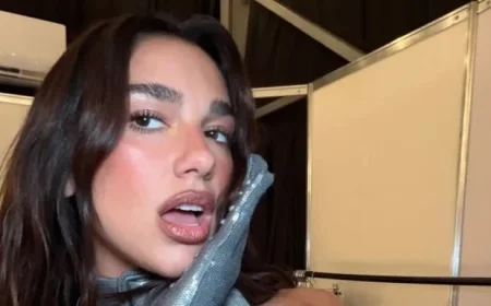 Dua Lipa Unveils Chocolatey Hair at Cancún Private Performance