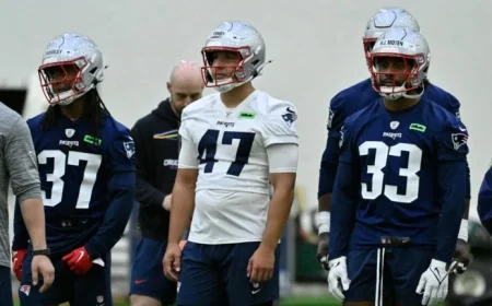 Patriots Rookie Tops NFL Pro Bowl Voting with Drake Maye